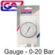 Pressure Gauge 0-20bar1/4rear 63mm D6314r20 Packaged